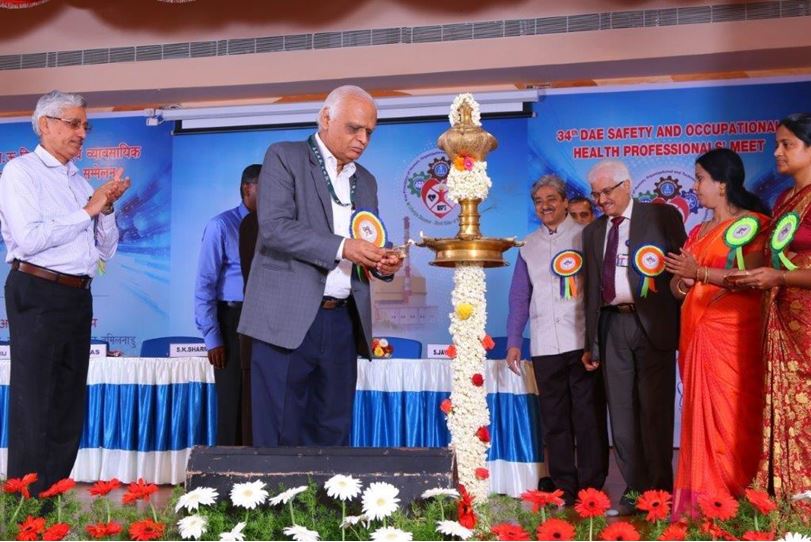 Lighting of Sacred Lamp during Inauguration