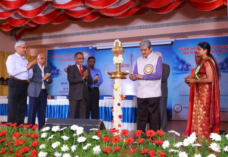 Lighting of Sacred Lamp during Inauguration